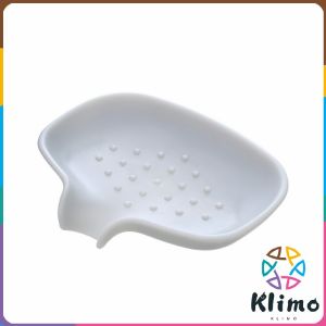 Klimo Silicone Soap Dish Soap Holder Soap Tray Non-slip and Flexible for Bathroom