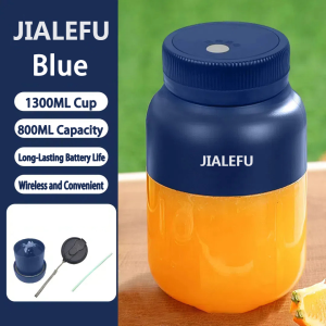 Wireless Portable Juice Machine USB Charging High Heat Resistance Citrus Juicer Electric Portable Electric Juicer with for Self Driving Tour Picnic