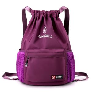 COPOTIYA Không thấm nước Ba lô dây rút thể thao Sức chứa lớn Nylon Túi tập thể dục cắm trại Thời trang Phong cách giải trí Túi bóng rổ Du lịch
