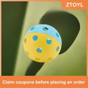 【ZTOYL】 Trong Nhà Pickleball Bóng Mái Chèo Bóng 72Mm Pickleball Thể Thao Đào Tạo Thực Hành Nhựa Pickleball Bóng Rỗng