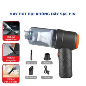 Máy Hút Bụi Mini Cầm Tay Không Dây YT-M2037 Lực Hút 6000MPA Nhỏ Gọn Pin Sạc Tiện Lợi Lực Hút Siêu Mạnh Công Suất 60w