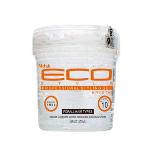 ECO STYLE Profesional Styling Gel 473ML Black Castrol Flaxseed Oil | Krystal | Olive Oil | Argan Oil