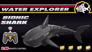 KL Remote Control Boat RC Shark 2.4G 4 channel Electric Simulation Waterproof Ship Toys For Kids