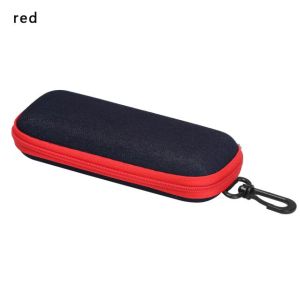 Portable Eyewear Cases Sunglasses Hard Case with Zipper Eyeglass Box Glasses Protection Box