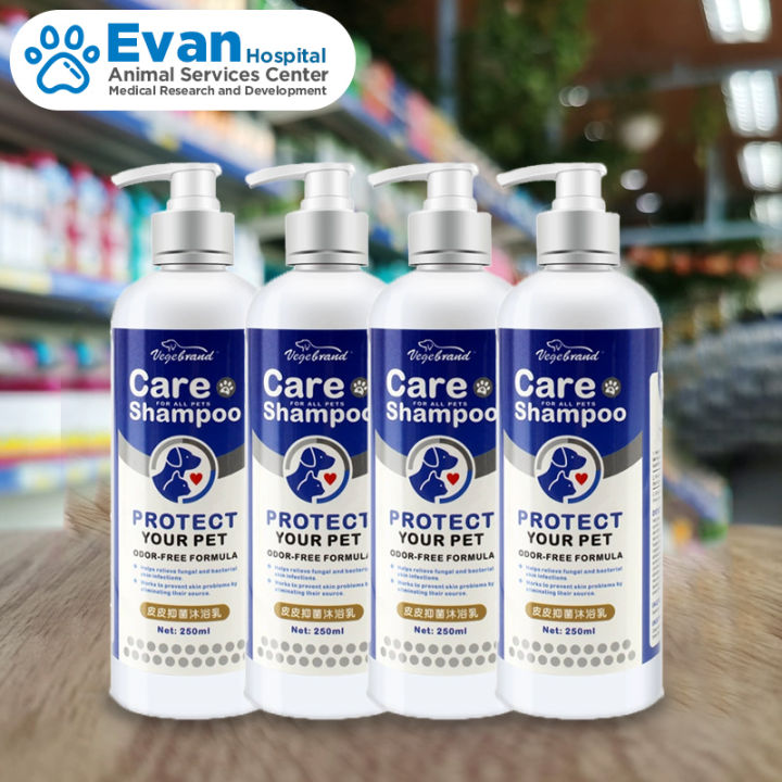 Pet Care Shampoo Antifungal Ringworm Shower Gel Cat Dog Skin Itching ...