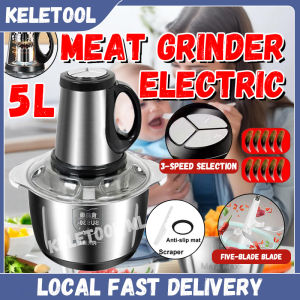 Electric Food Processor Meat Grinder Veggie Chopper Powerful Electric Food Chopper for Baby Food Meats Vegetable and Nuts