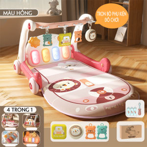 Thảm Nhạc BABIKIDS Cho Bé Sơ Sinh Kết Hợp Xe Đẩy Tập Đi Có Nhạc Piano 3 in 1
