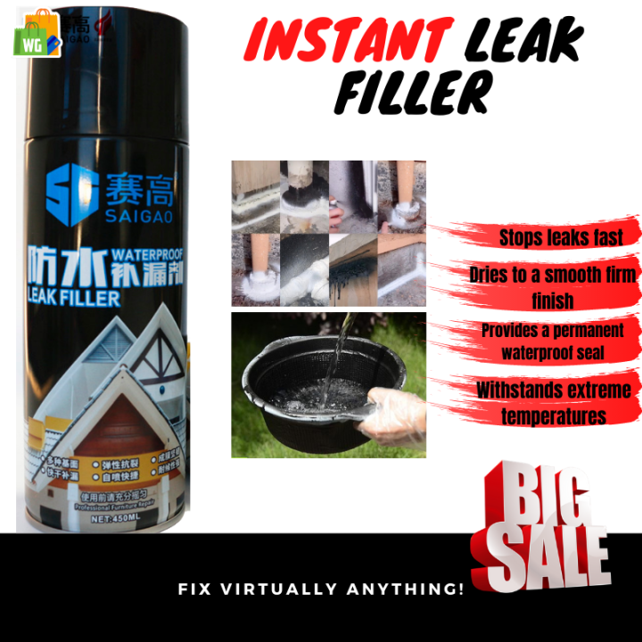Rubberize Spray Sealant Ultra LEAK Sealer FIX Virtually Anything! LEAK