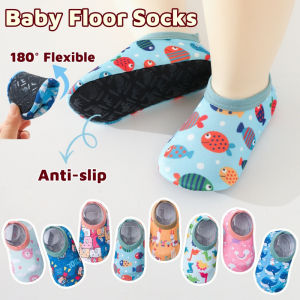 Baby Floor Socks Non-Slip Shoes Indoor Children Learning To Walk Cartoon Soft Rubber Walkers Toddler Walking Shoes