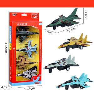 Đồ chơi máy bay hợp kim chạy cót kéo lùi nhiều màu mới nhất 2025