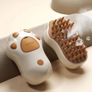Cat Steam Brush Pet Massage Comb Cat Dog Grooming Comb Electric Spray Water Spray Cats Bath Brush Hair Brush Grooming