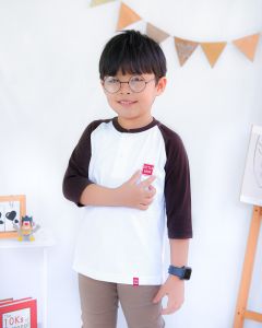 Raglan anak laki laki usia 3-8 tahun Little dude