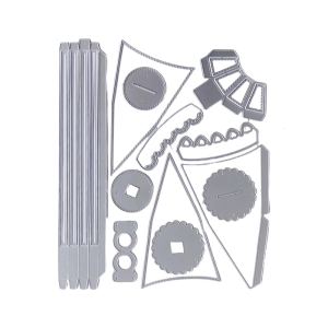 Metal Cutting Dies 3D Umbrella Die Cuts Templates Molds Embossing Stencils for Album Scrapbooking Paper Card Decoration
