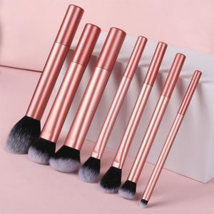 Devonmet 7pcs Professional Makeup Brush Set Blush Brush Loose Powder Brush Concealer Brush Eyeshadow Brush Portable Beauty Tool