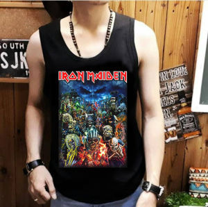 ShopAoi - Singlet Iron Maiden Lekbong Koas Tanpa Lengan Band