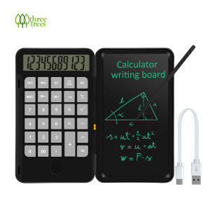 6 Inch Calculator USB LCD Writing Tablet Portable Rechargeable Drawing Board Office Handwriting Notebook For School And Working