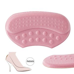 4pcs 5D Shoe Pads for High Heels Pain Relief Anti-wear Cushion Heel Protectors Shoes Sticker Foot Care Liner Grip Insole Insert Pad