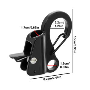 Boat Anchor Hook Sliding Hook With Adjustable Length Stainless Steel Quick Thread Rope Hook