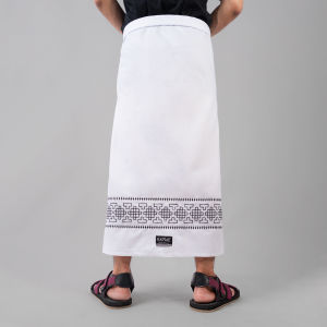 KATSAE Sarung Bordir Mozaik Embroidery Timbul Sarung Pria Dewasa Warna Green 100% Bordir Asli