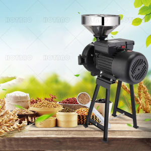 Commercial Portable Grinder Wet and DryGrinder Suitable For Com Rice Coffee BeansPeanuts Rice Cocoa Soybeans Feed GrinderSoybean Milk Machine