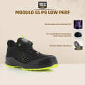 Sepatu Safety Jogger Modulo S1PS Perf Low Black Sepatu Safety Kerja Metal Free Nano Carbon Toecap Sepatu Kerja Ringan Anti Static ESD. 