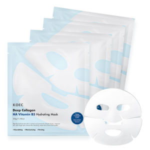 KOEC Collagen Mask HA&VB5 Moisturizing Transparent Mask - White to Clear Sheet Mask