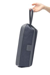 Travel Storage Bag Compatible with Dyson Hair Dryer/Airwrap Hair Stylers/Corrale Hair StraighterWaterproof Travel Pouch for Dyson Air Wrap Hair StylersPortable Carrying Case(Black/Grey/Dark Grey)