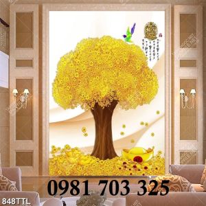 Tranh gạch tài lộc phú quý