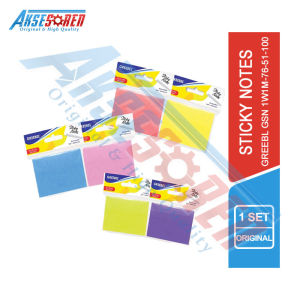 Aksesoren Memo Stick Greebel / Memo Kertas Sticker / Penanda Buku / Bacaan / Pembatas Kertas