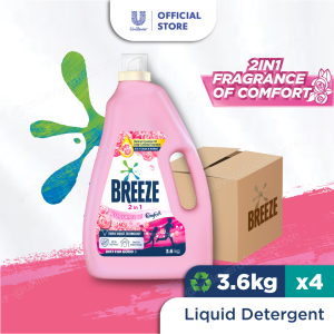 [Bundle of 4] Breeze 2 in 1 Liquid Detergent 3.6kg