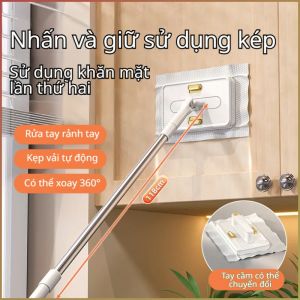 dép đi trong nhà tay cầm có thể thay thế đa chức năng chổi hiệu quả cao kẹp vải tự động lau dọn
