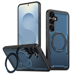 16FT Military Drop Proof Strong Magsafe Phone Case for Samsung Galaxy S22 S23 S24 S25 S26 Ultra Plus S23fe S24fe S25fe Shockproof Rugged Cover with Hidden Stand Raised Lens & Screen Bumper Full Lens Protection