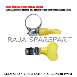 KS34 KLEM SAMBUNGAN/KLEM SELANG REGULATOR GAS 3/4 INCHI 19MM