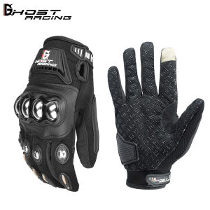 GHOST RACING New Summer Motorcycle Gloves Breathable Touch Screen Protective Gear Motobike Racing Non-skid Mans Guantes