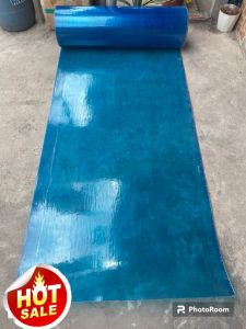Khổ cao 1m hoặc 1.2m x Dày 8 dem màu XANH ( chiều dài từ 5m đến 10m) Tôn nhựa phẳng lấy ánh sáng che nắng che mưa