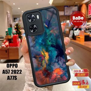 Casing Oppo A57 2022 CaseTerbaru Abstrak New Oppo A77S Abstrak New Hardcase Softcase Glossy