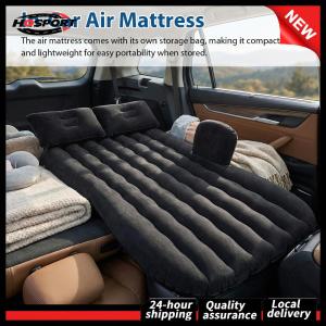 Inflatable Car Air Mattress Backseat Bed 2 Pillows & Carry Bag Inflatable Truck Back Seat for Camping Road Trip