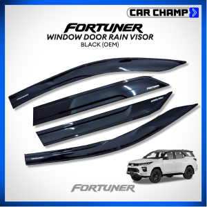 Toyota Fortuner 2016 to 2026 OEM / INJECTION Window Door Rain Visor Thailand Quality