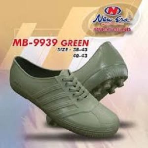 BISA COD - Sepatu Karet New Era Boots Multi Fungsi- New Era PUL BOLA 9939 Putih Hijau dan Cream New Era Boot SEPATU PETANI & BERKEBUN Size 38 - 43