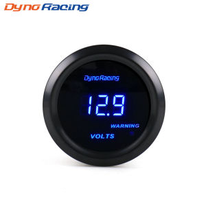 Dynoracing Volt meter 2" 52mm Digital led 8-18 Volts gauge Black Face Blue Led Car meter Auto parts