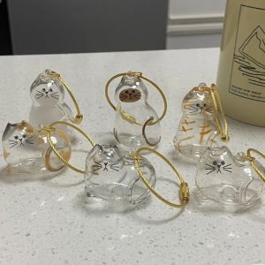 5 PCS Mèo Sáng Tạo Móc Khóa Hộp Bảo Quản Tóc Mặt Dây Chuyền Thú Cưng Mèo Bộ Sưu Tập Kỷ Niệm Mặt Dây Chuyền