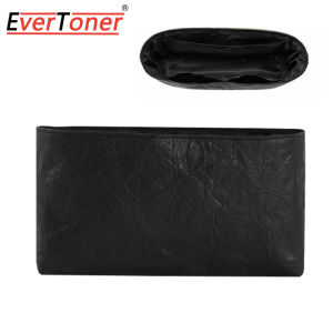 Evertoner 19 túi thêm ngăn Dupont giấy chèn Túi đựng đồ trang điểm cho nữ lót xách tay Túi đựng mỹ phẩm Shaper