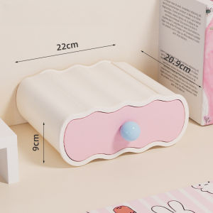 Desktop Drawer Storage Cosmetics Storage Box Large Capacity Bedroom Storage Dressing Table Decoration