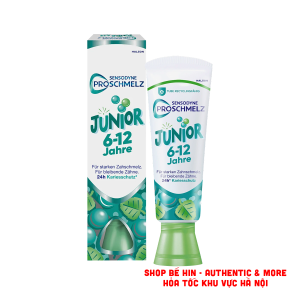 Kem đánh răng trẻ em SENSODYNE Đức dành cho các bé mọi độ tuổi vị trái cây & bạc hà dịu nhẹ