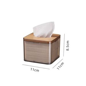 KOTAK TISU BAMBU MINIMALIS / TISSUE BOX NORDIC STYLE / KOTAK TISU ASTETIK / TEMPAT TISU / TISSUE BOX