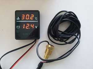 Đồng Hồ Đo Áp Suất Nhiên Liệu Và Nhiệt Độ Nước 12-24V Dành Cho Xe Hơi Xe Tải. dễ dàng lắp đặt