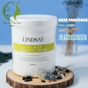 Kem Massage Collagen Lindsay 1000ml Chính Hãng Hàn Quốc