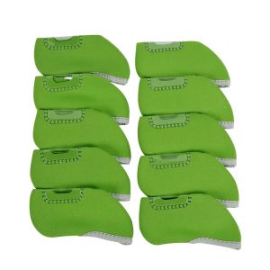 PENGA 10 Pcs/Set Training Equipment Iron Pole Cover Protective Cover Golf Club Cover Golf Putter Accessories Spider Head Cover Golf Iron Covers Set Protector Case Golf Iron Headcover