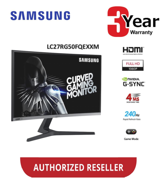 27 Inch C27rg50fqe Samsung 27 LC27RG50FQEXXM Curved 240Hz Rapid