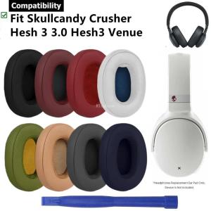 Replacement Ear Pads For Skullcandy Crusher Hesh 3 3.0 Hesh3 Venue Wireless ANC Accessories Ear Cushion Memory Foam Ear Cups